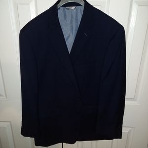 Mens Sport Coat, like new, Navy, 48R Classic Fit